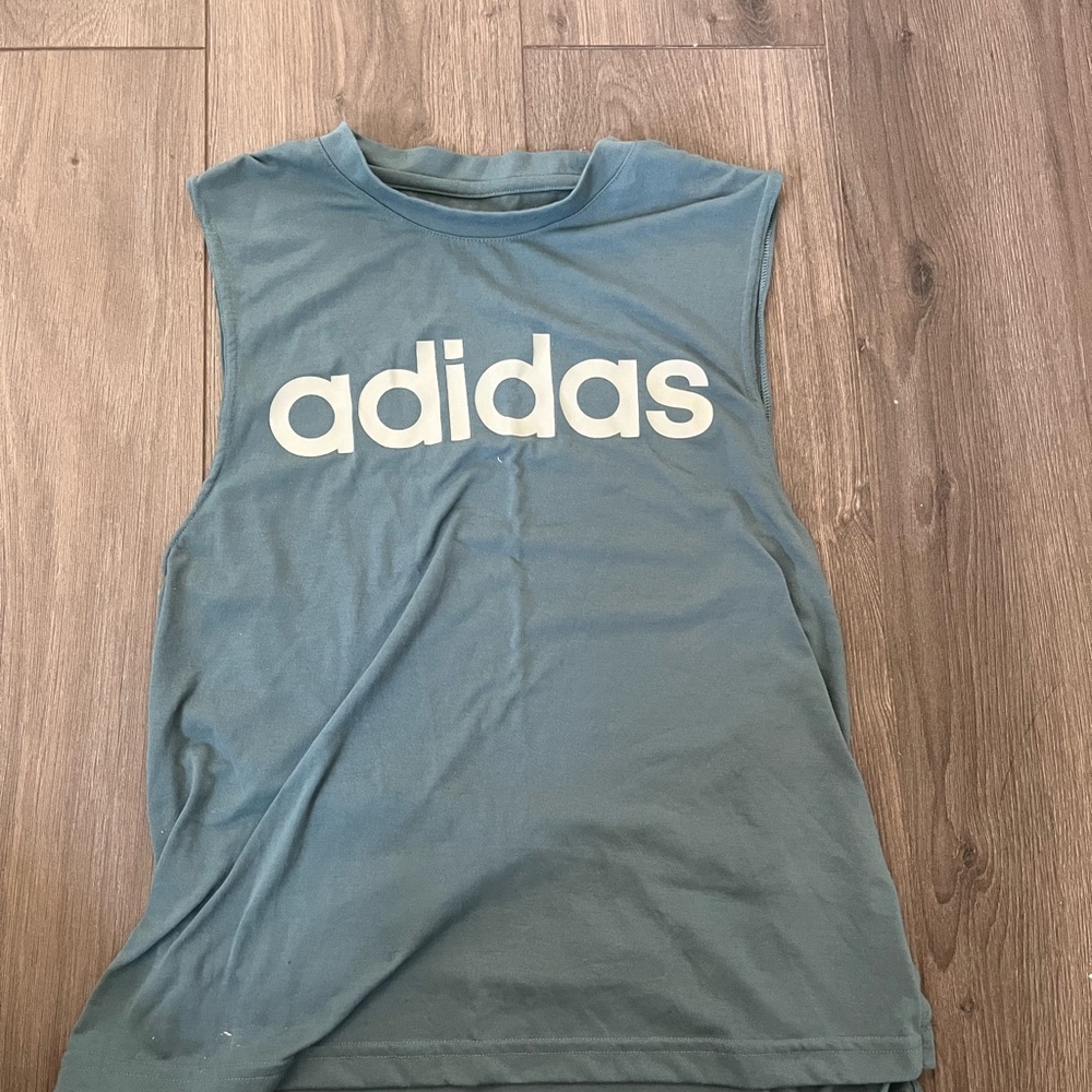 Adidas Teal Sleeveless Shirt